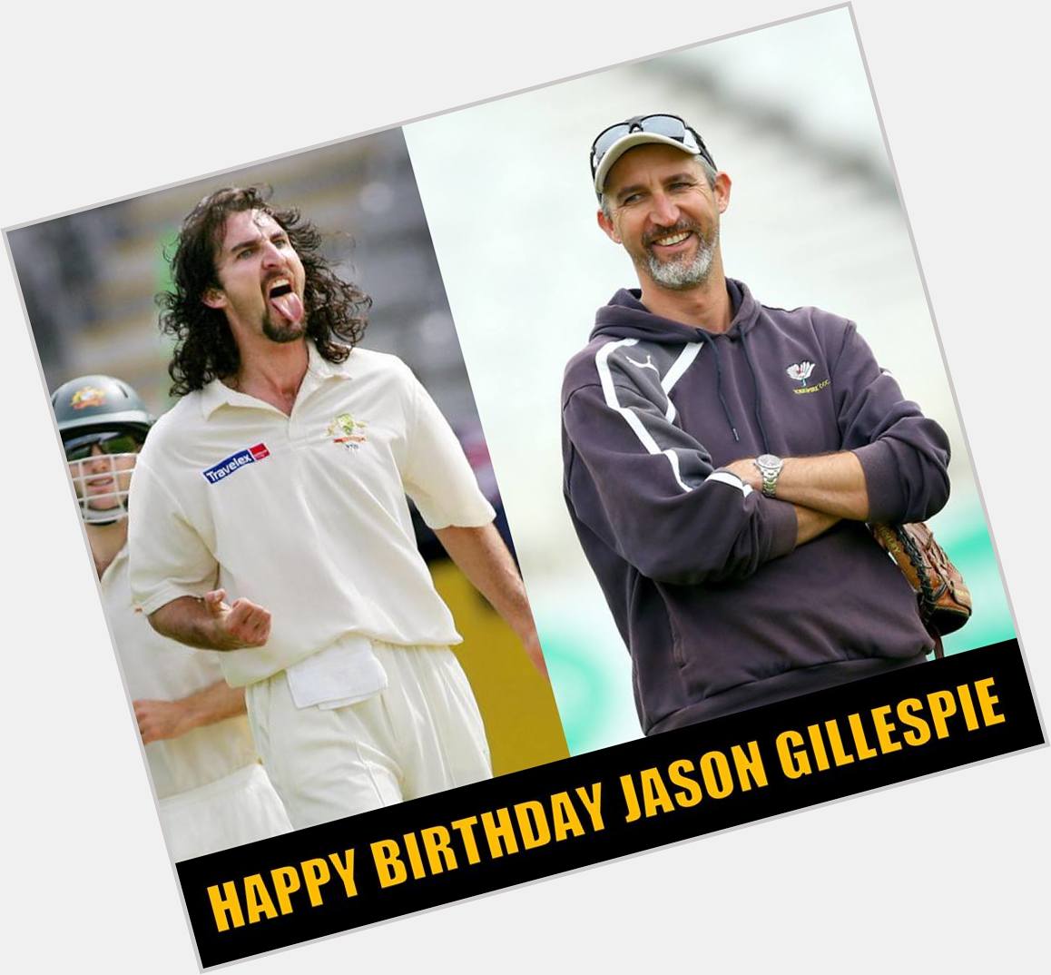 Happy birthday, Jason Gillespie! The former Australian Cricket Team fast bowler turns 40 today. 