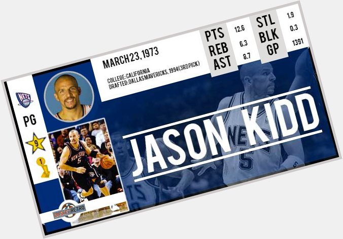 Happy birthday Jason Kidd !    