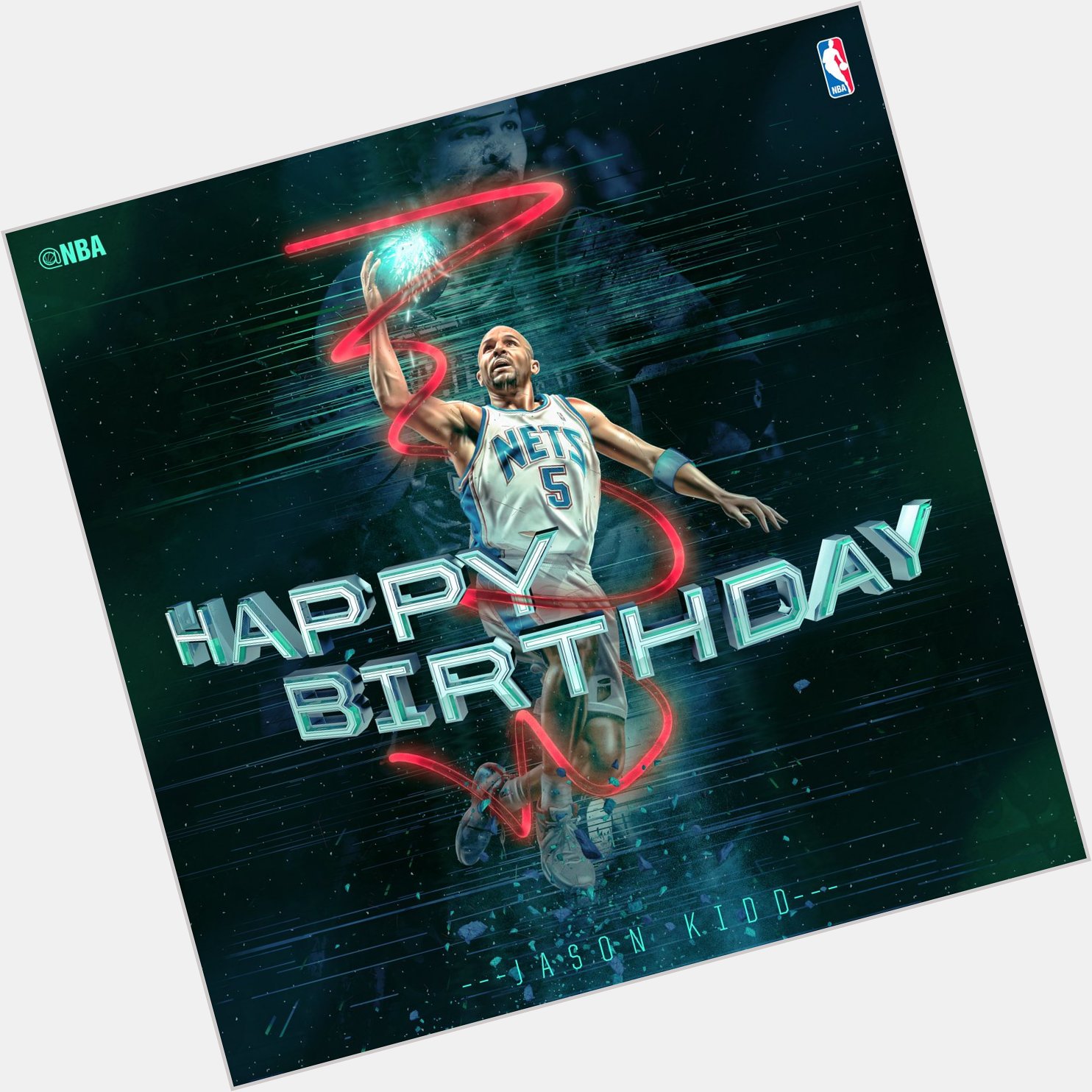  Join us in wishing NBA legend & coach JASON KIDD a HAPPY 44th BIRTHDAY! 