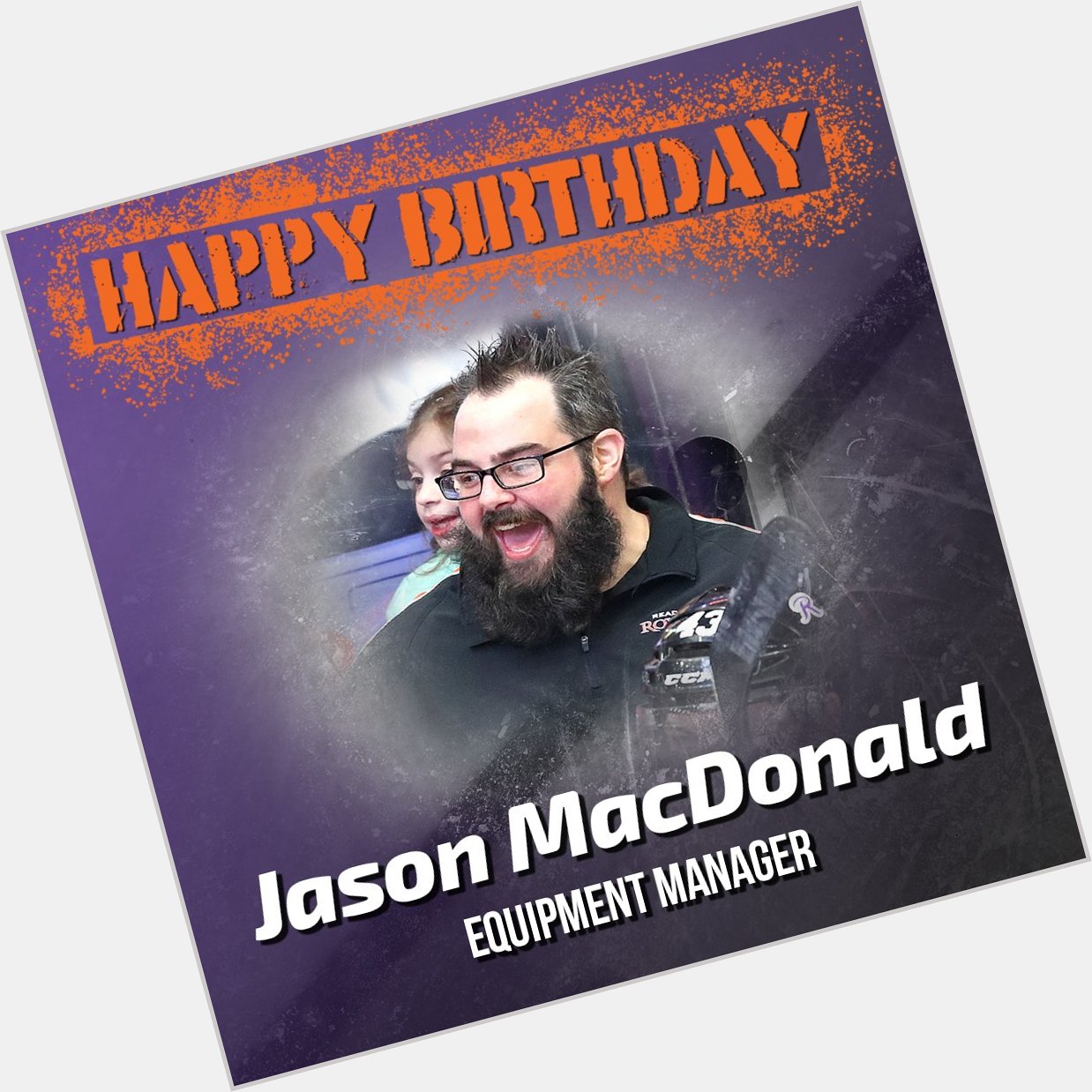 Happy birthday to Jason MacDonald, our Equipment Manager! Drop him a HBD in the comments  