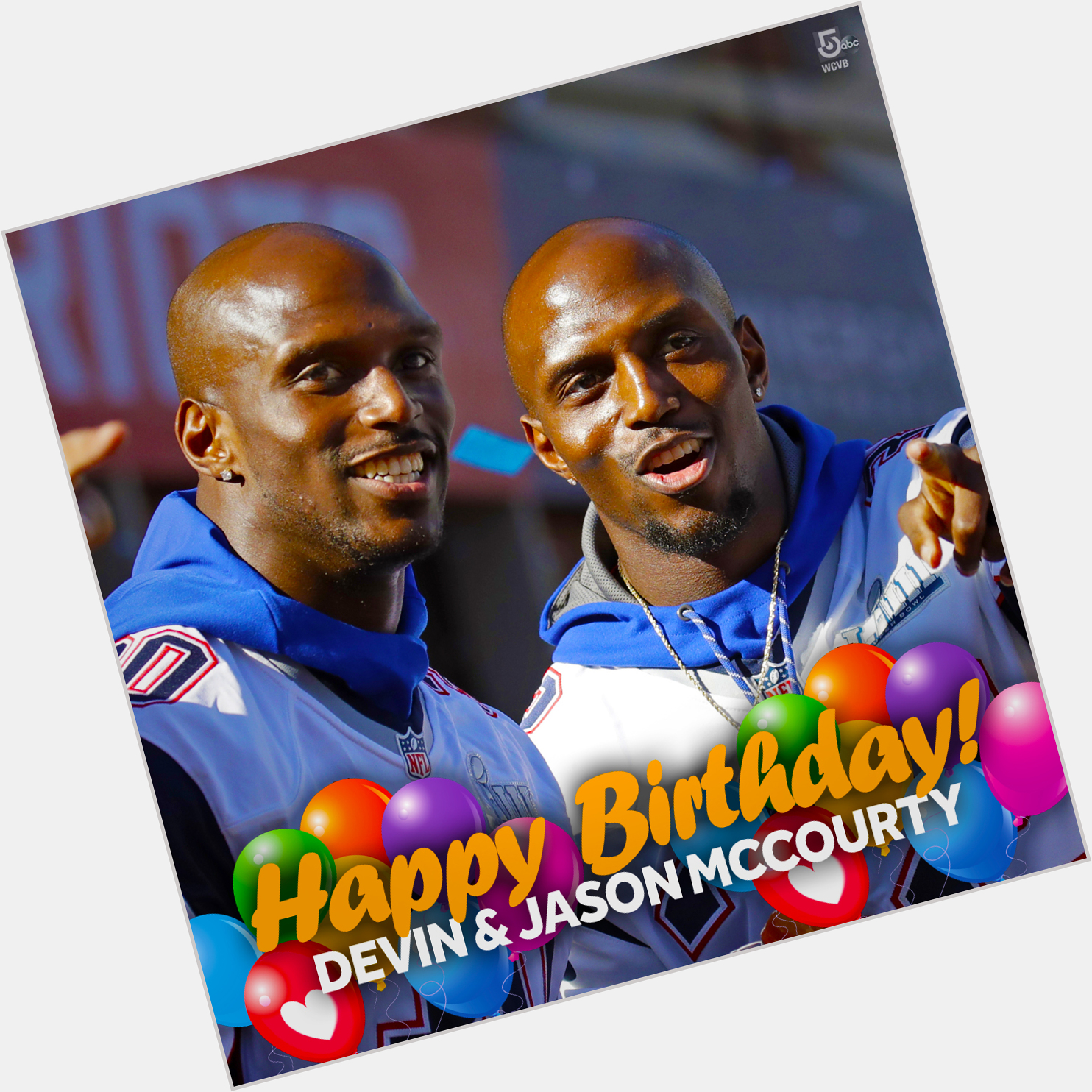 Happy Birthday to the Devin & Jason McCourty -- the Patriots twins -- who turn 33-years-old today!      