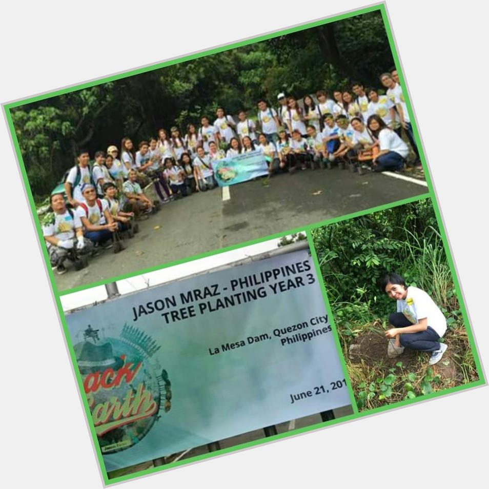 Happy birthday We planted 50 trees last June21. way of celebrating your bday. 