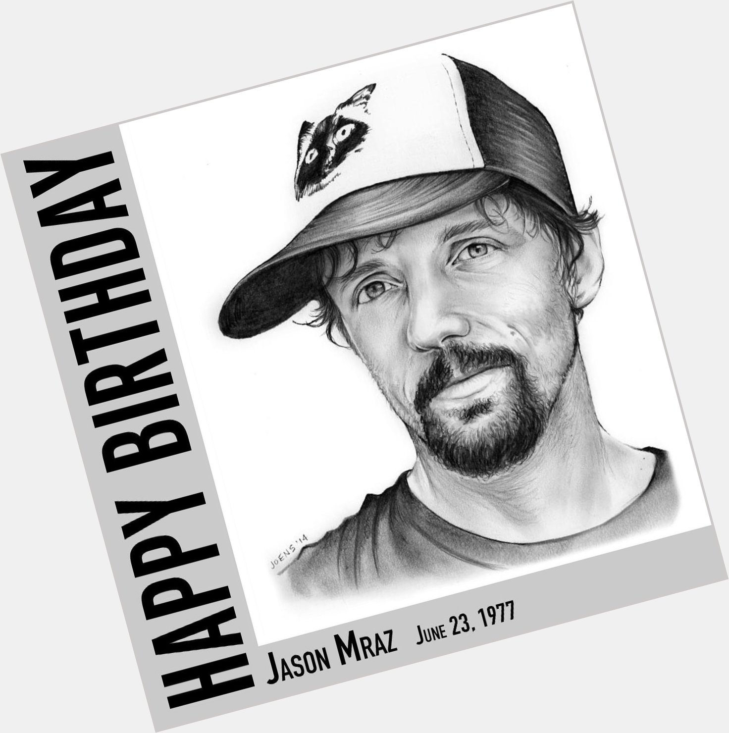 Happy Birthday, Jason Mraz
June 23, 1977 