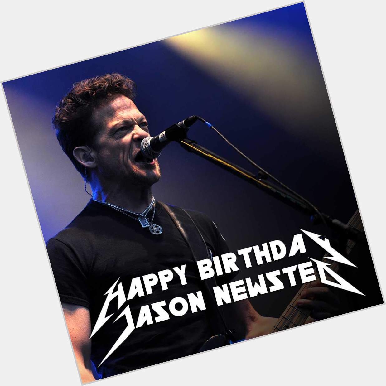 Happy 57th Birthday to Jason Newsted. The signed shirt is from the Summer Sanitarium 2000 Tour 
