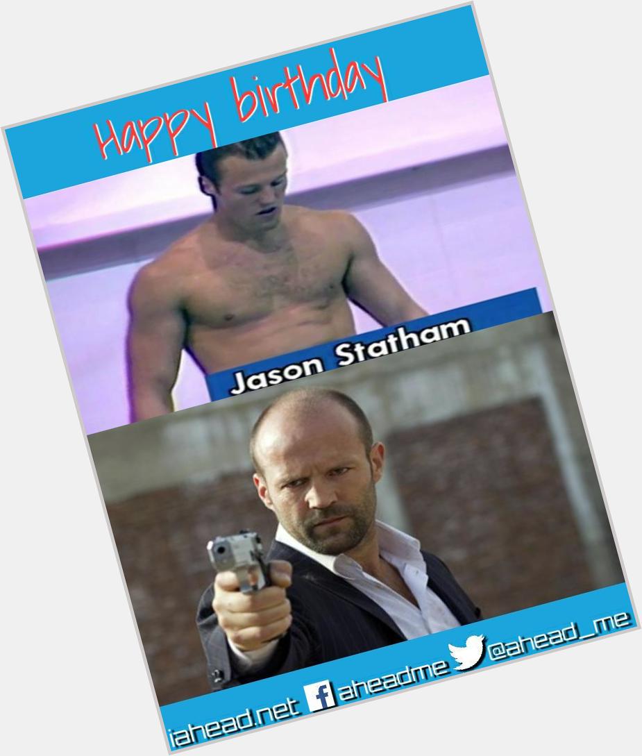 What do you do after your diving career is over. You become a badass hollywood actor! Happy birthday Jason Statham 