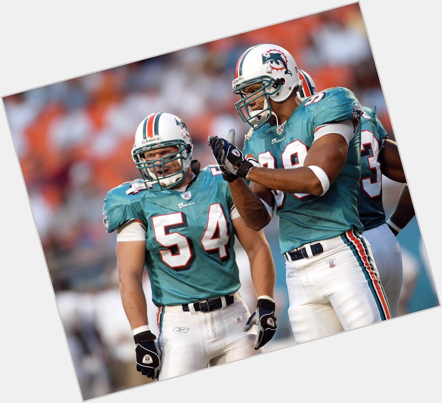 Happy Birthday to two of the finest Dolphins of all time , Zach Thomas & Jason Taylor ! 