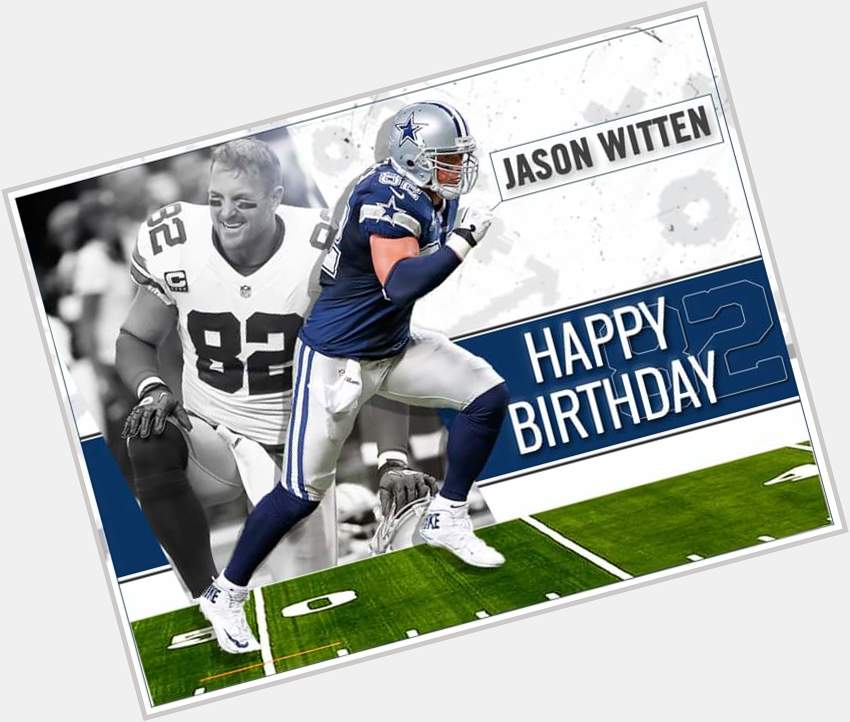 Happy birthday to one of my fave Cowboys.......Jason Witten!!!!!!  