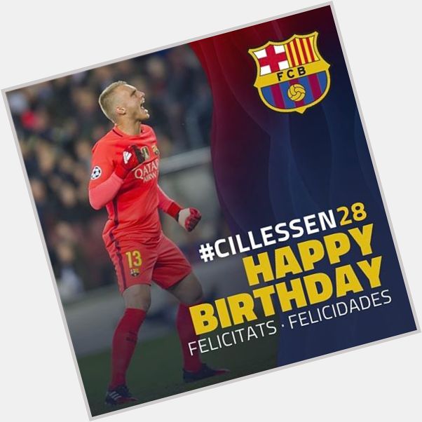    Happy 28th Birthday to Jasper Cillessen!  