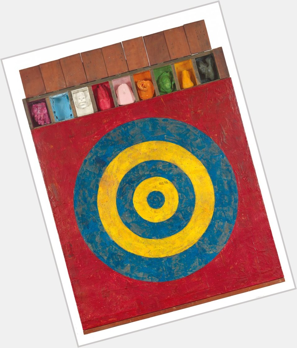 Happy birthday Jasper Johns, 90 today! 
\Target with Plaster Casts\ 1955 