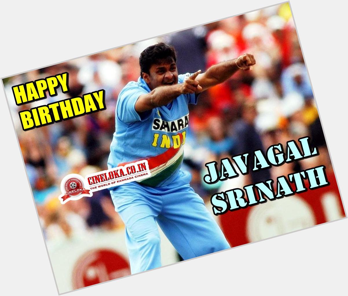 Wishing A very Happy Birthday to Our \Mysore Express\ Javagal Srinath  