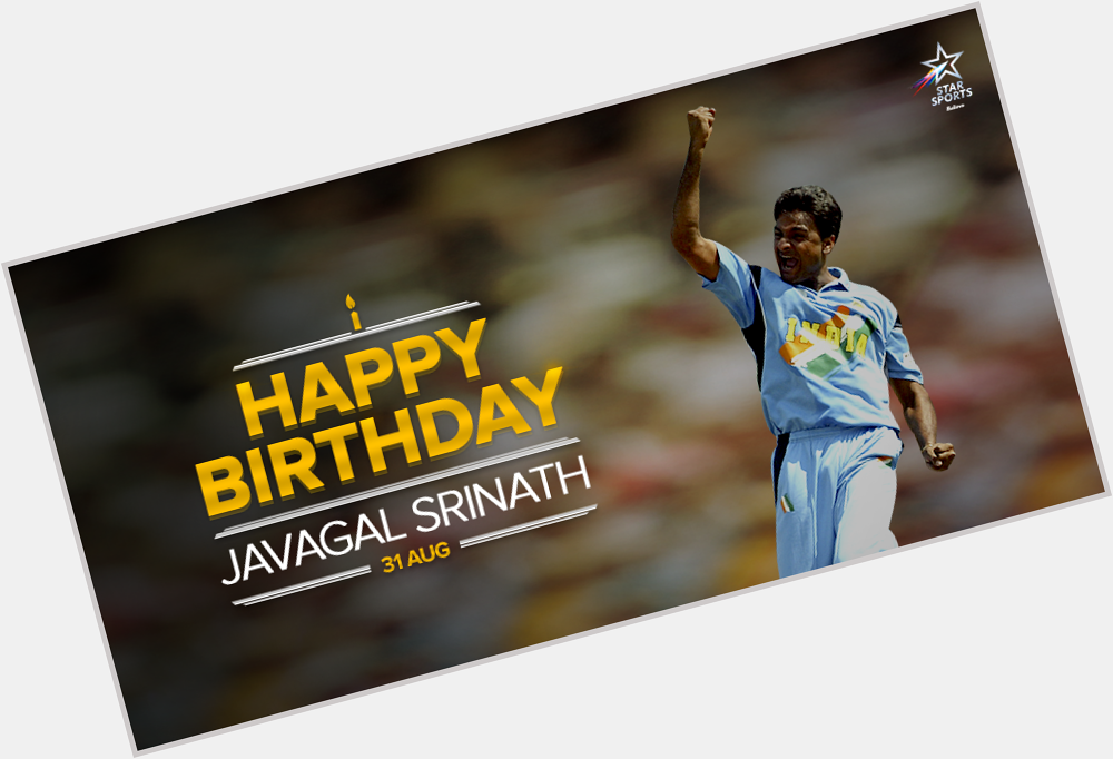 On this day, a great Indian bowler with over 550 international scalps was born. Happy 46th birthday, Javagal Srinath! 