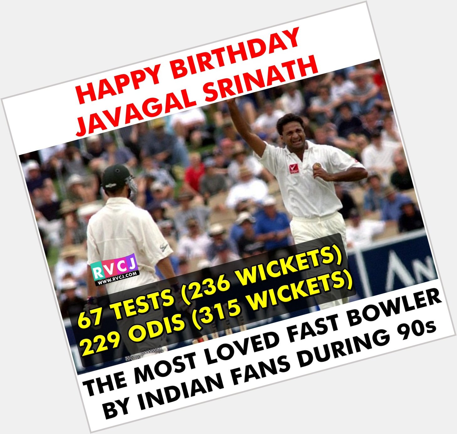 Happy Birthday Javagal Srinath! 