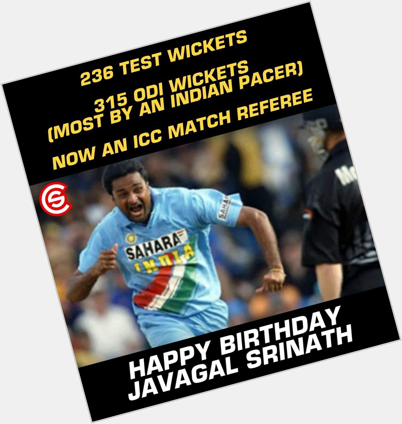 Happy Birthday, Javagal Srinath!! 