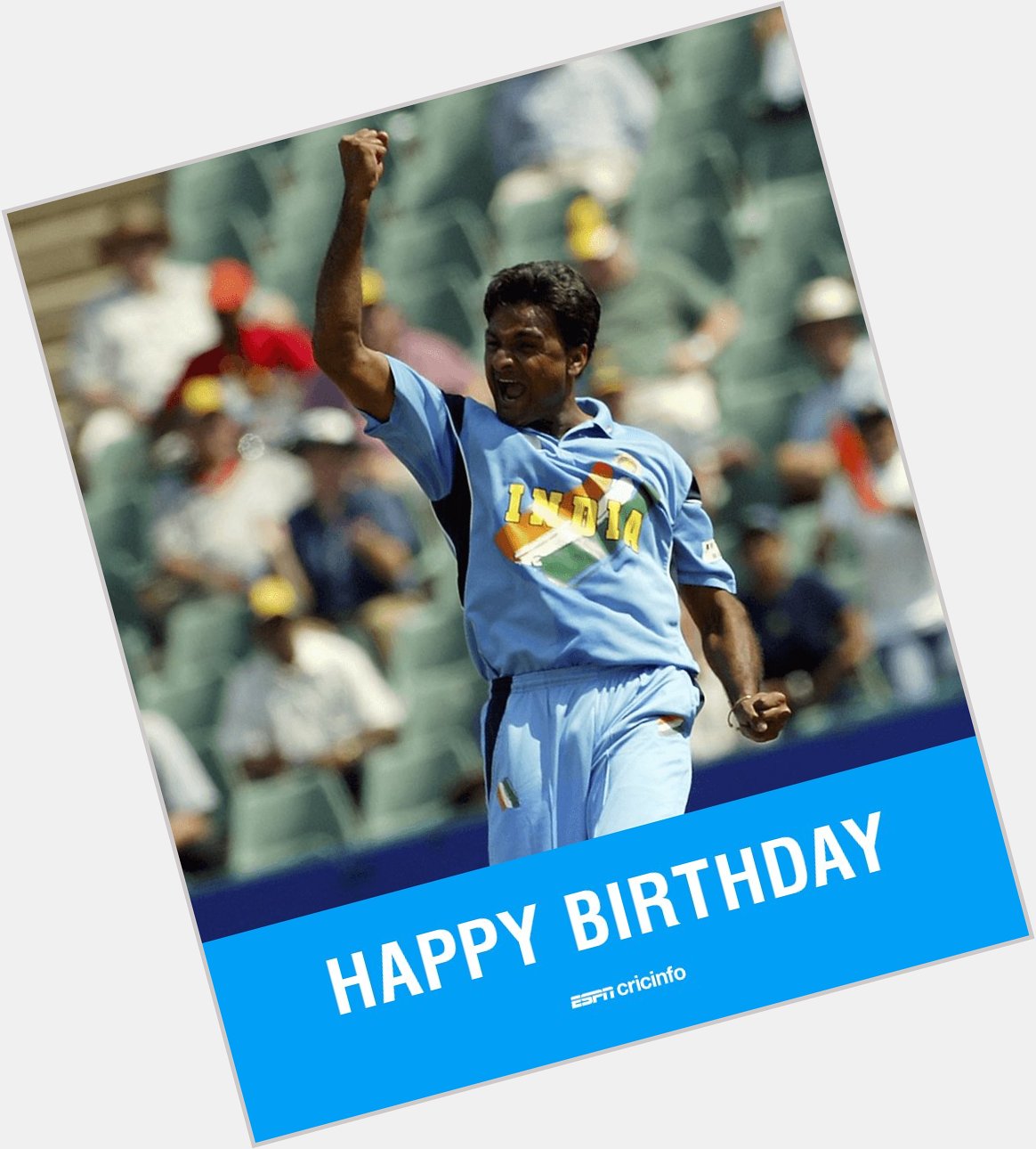   Happy birthday to Javagal Srinath! 

Your favourite India fast bowler?  