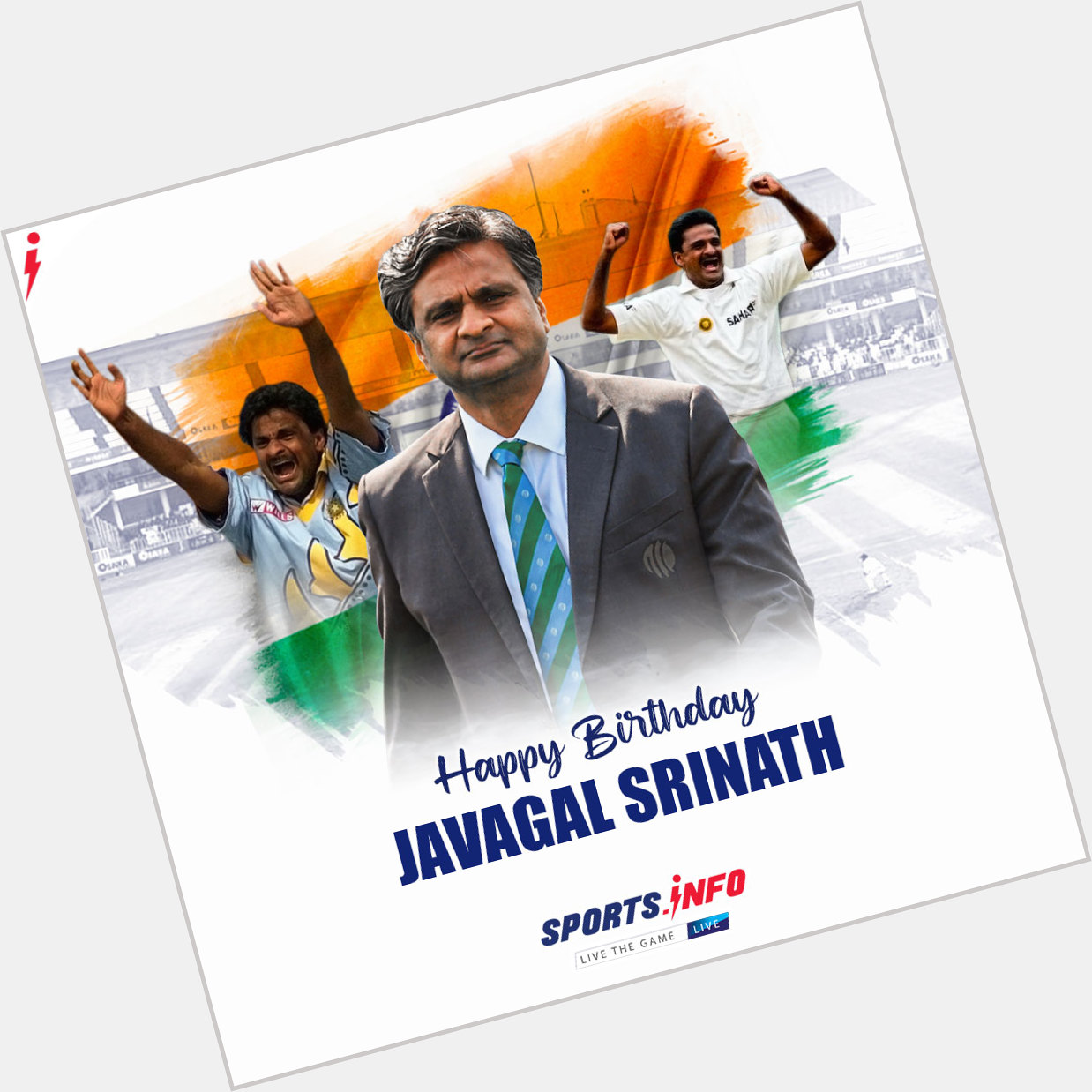 Here\s wishing Javagal Srinath a very Happy Birthday.     