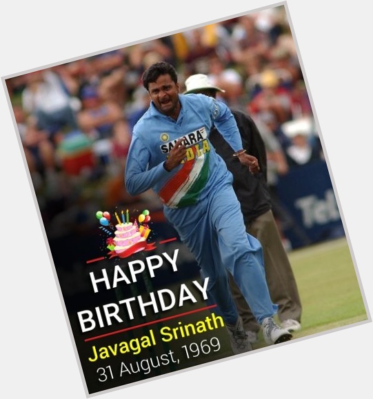 Happy birthday Javagal Srinath 