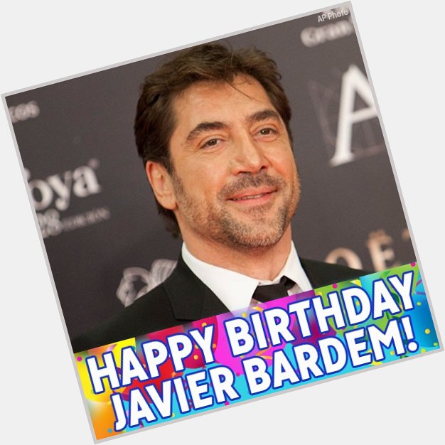 Happy Birthday to Oscar-winning actor Javier Bardem! 