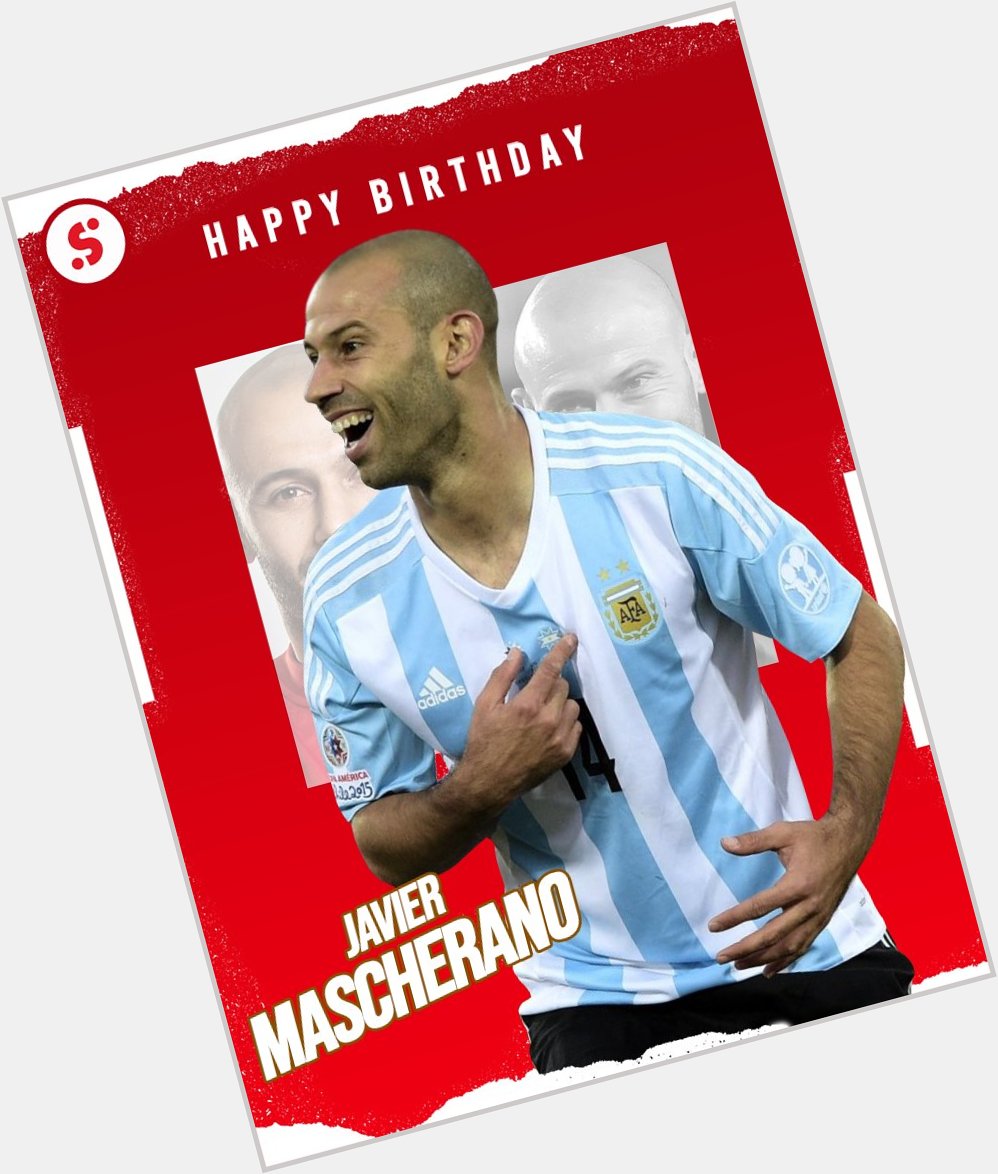 Happy birthday to Javier Mascherano who turns 38 today!     