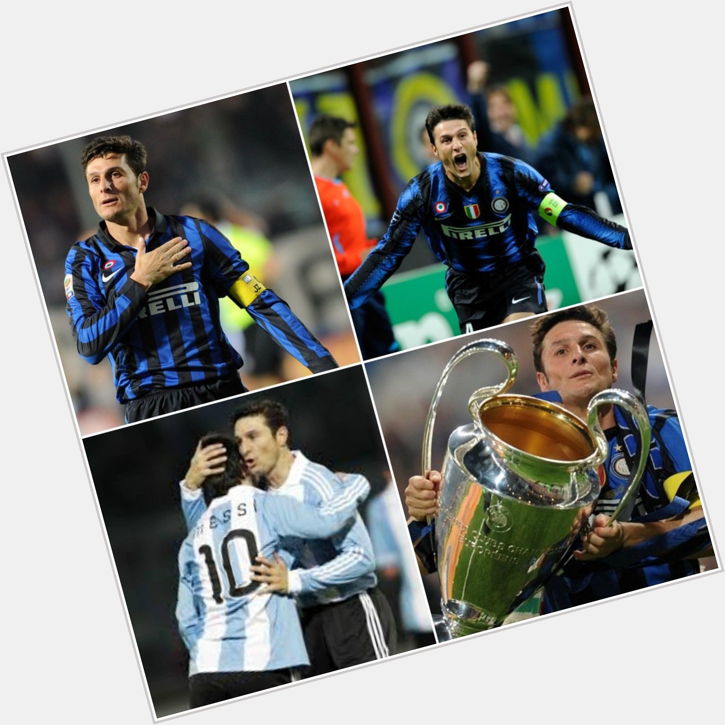 Happy birthday, Javier Zanetti! The & Argentina legend turns 42 today. x 1 x 5 