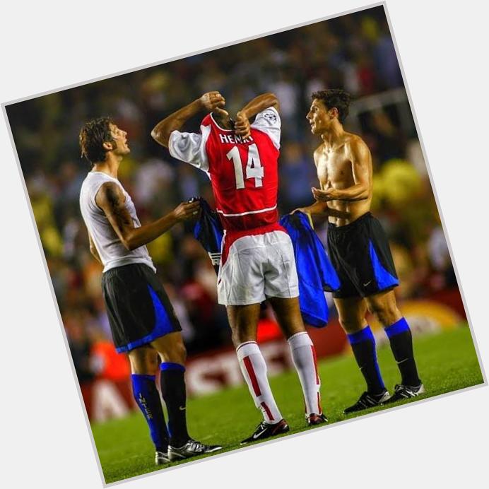  to Marco Materazzi & Javier Zanetti arguing over Thierry Henry\s  shirt

Happy Birthday King 