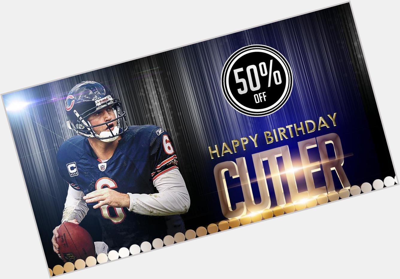HAPPY BIRTHDAY CUTLER! TAKE 50% OFF ALL JAY CUTLER FOOTBALL CARDS!  