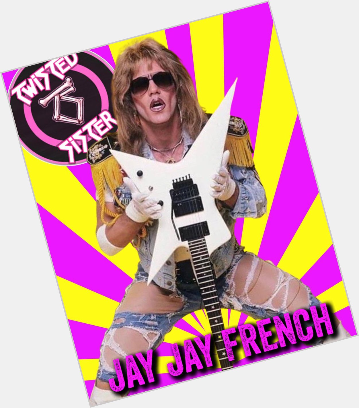 Happy Birthday Jay Jay French   guitarist 