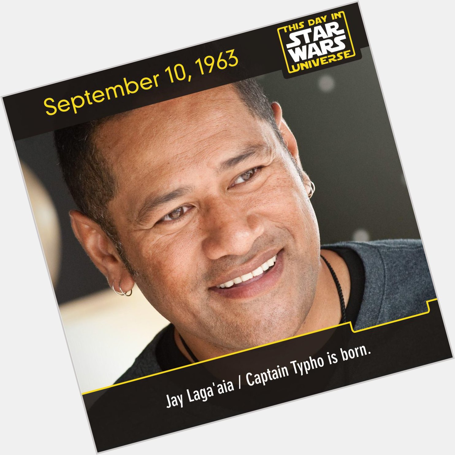 September 10, 1963 Happy Birthday, Jay Laga\aia aka Captain Typho! 