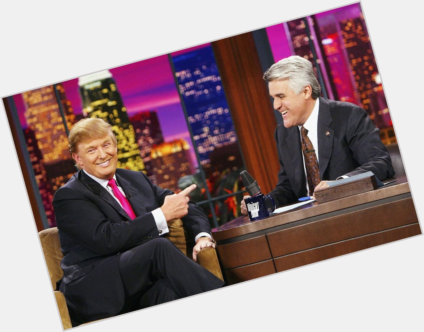 Happy Birthday to Jay Leno At age 73
Donald J. Trump The Apprentice 2004 Guest On The Jay Leno Show
message To Share 