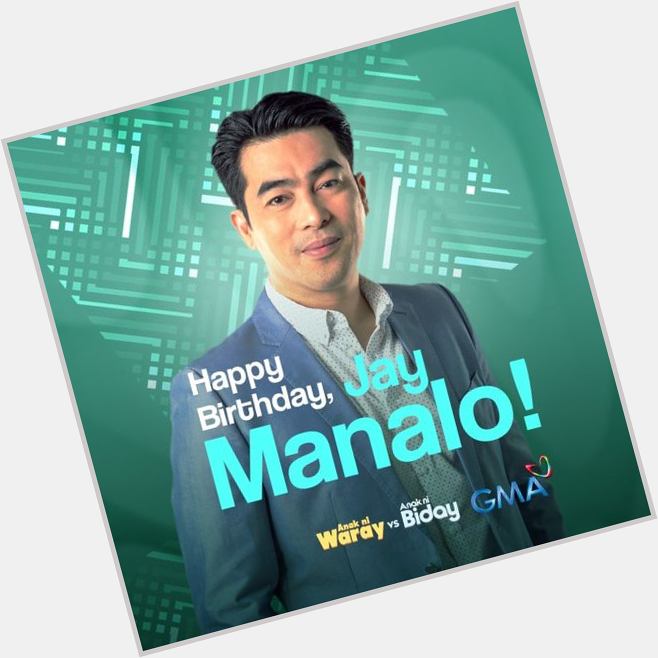 Happy Birthday to our actor JAY MANALO! Stay safe and blessed.   