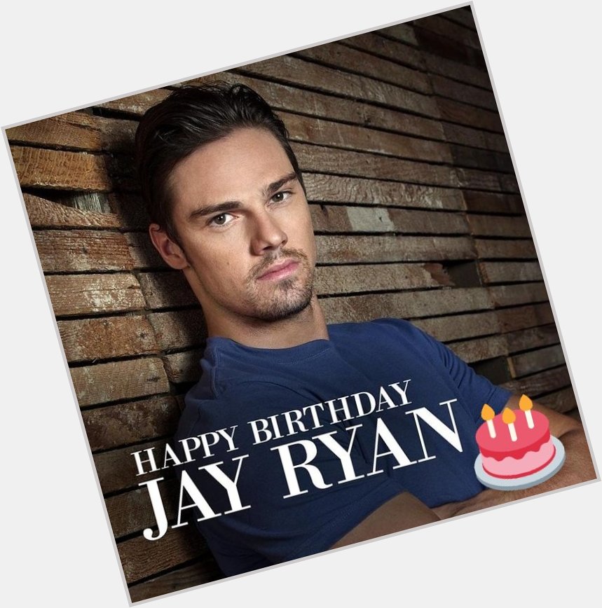 Happy Birthday Jay Ryan Wish u all the best, more success and happiness.      