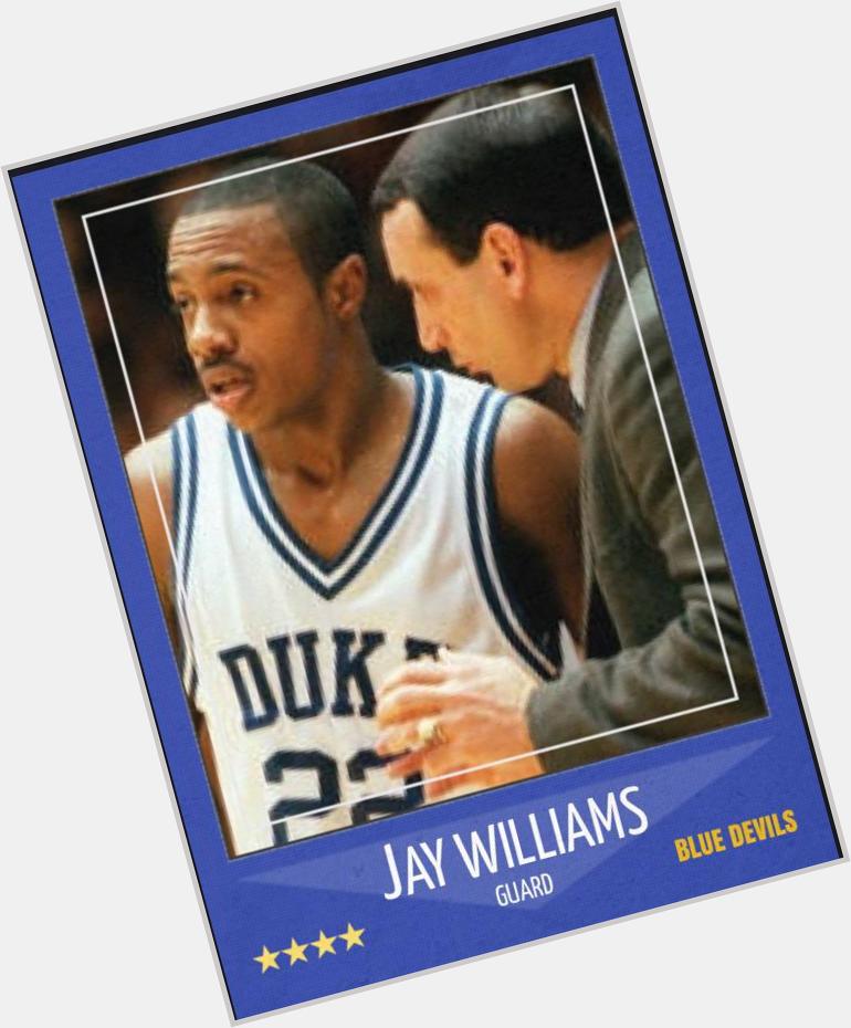 Happy 34th birthday to Duke National Champion Jay Williams. 