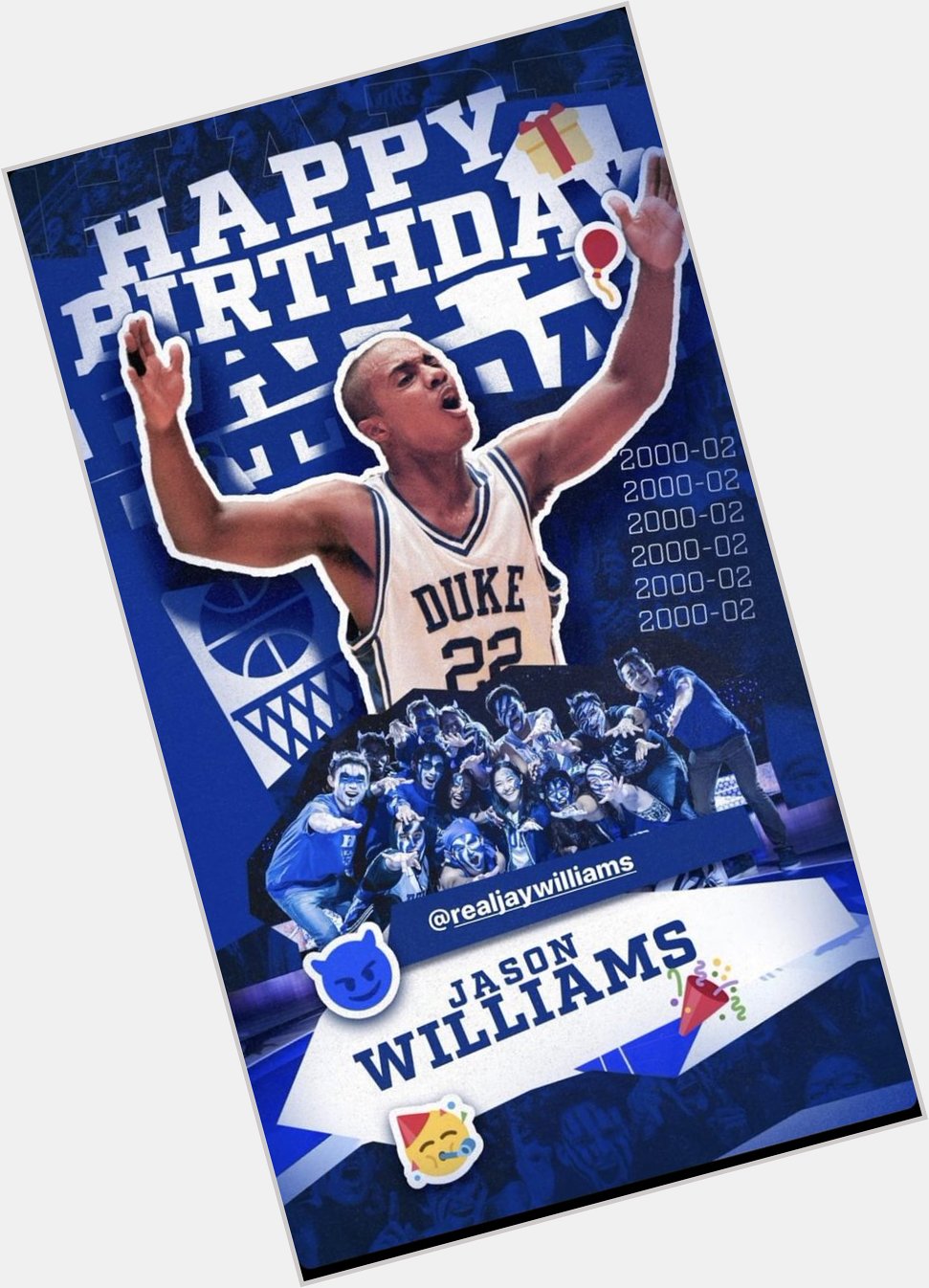 Happy Birthday to former    and Jay Williams    