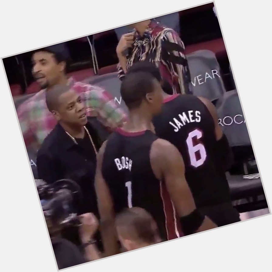 Happy Birthday Hov . 
The time when LBJ introduced Norris Cole to his idol Jay Z  