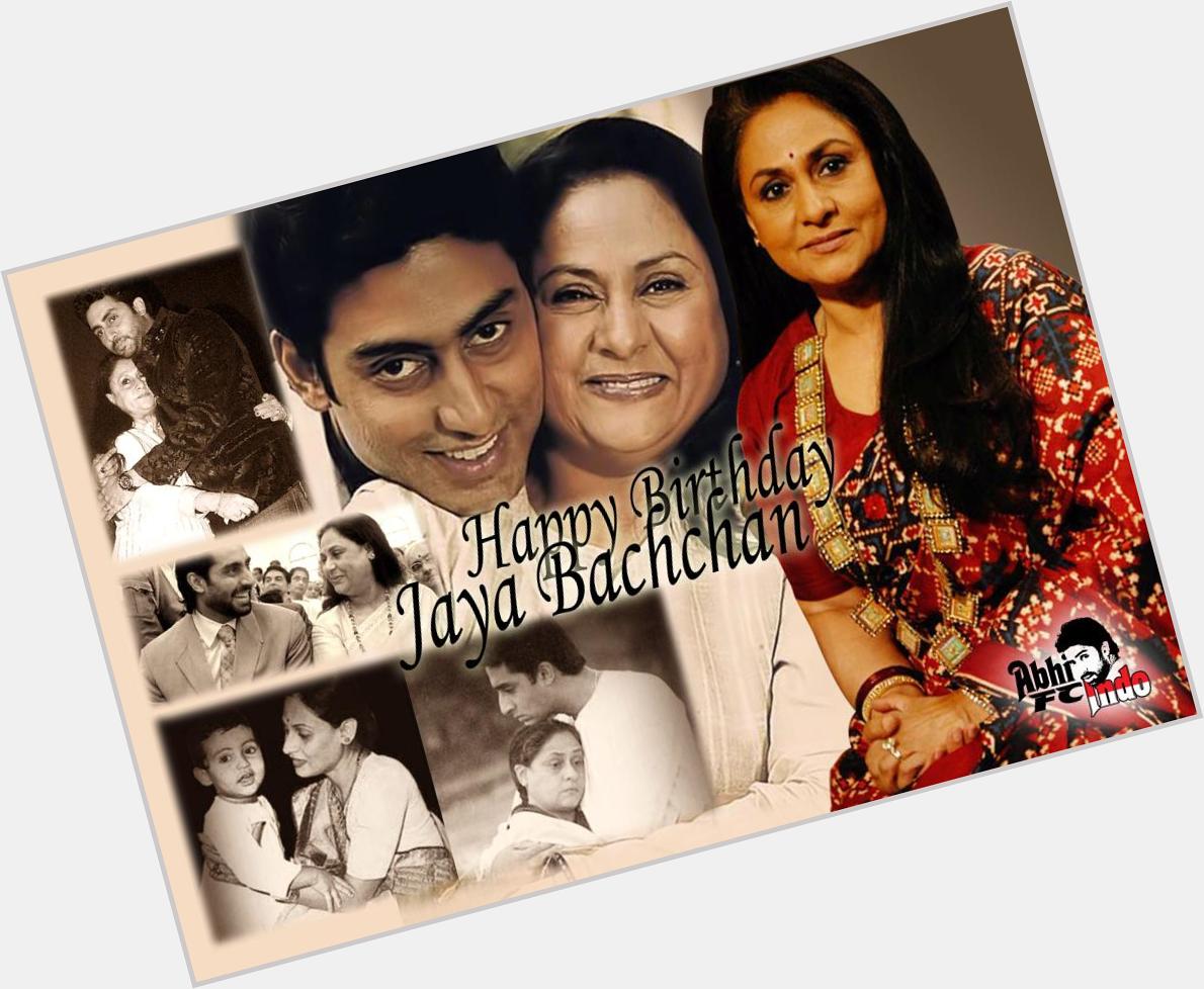 Happy Birthday to the beautiful mother of , Jaya Bachchan :-) Sending loads of Love to her. 