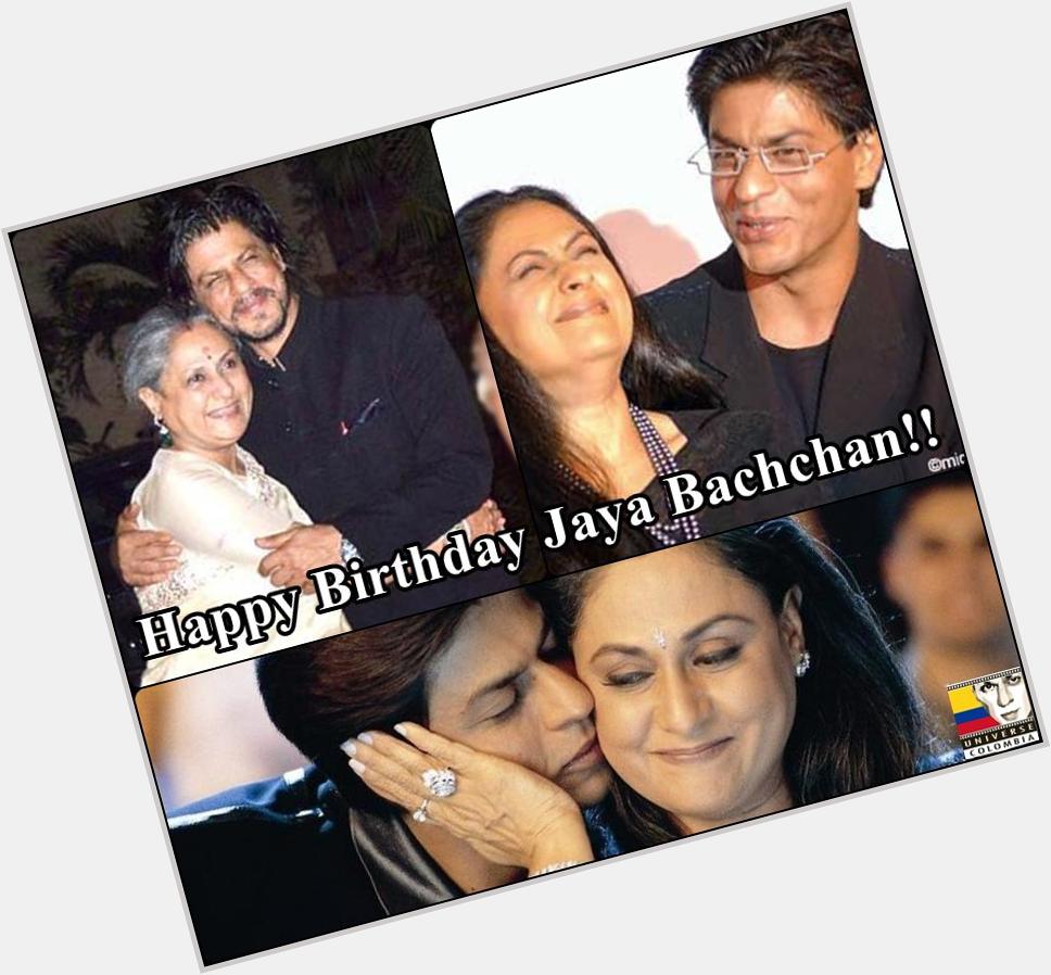 Colombian SRKians we wish a beautiful birthday to the great actress Jaya Bachchan!

Happy Birthday Jaya Bachchan! 