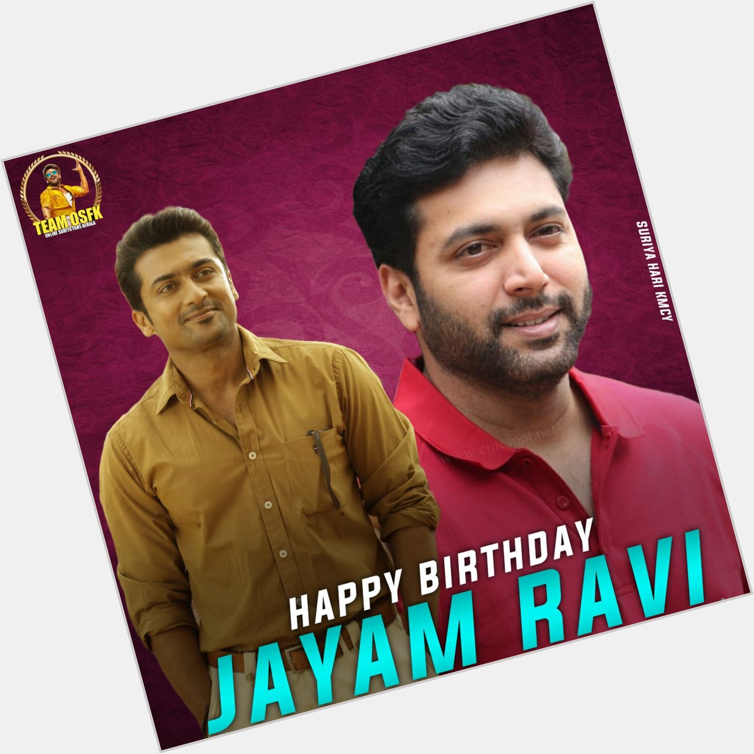    Happy Birthday ilam puyal Jayam Ravi 