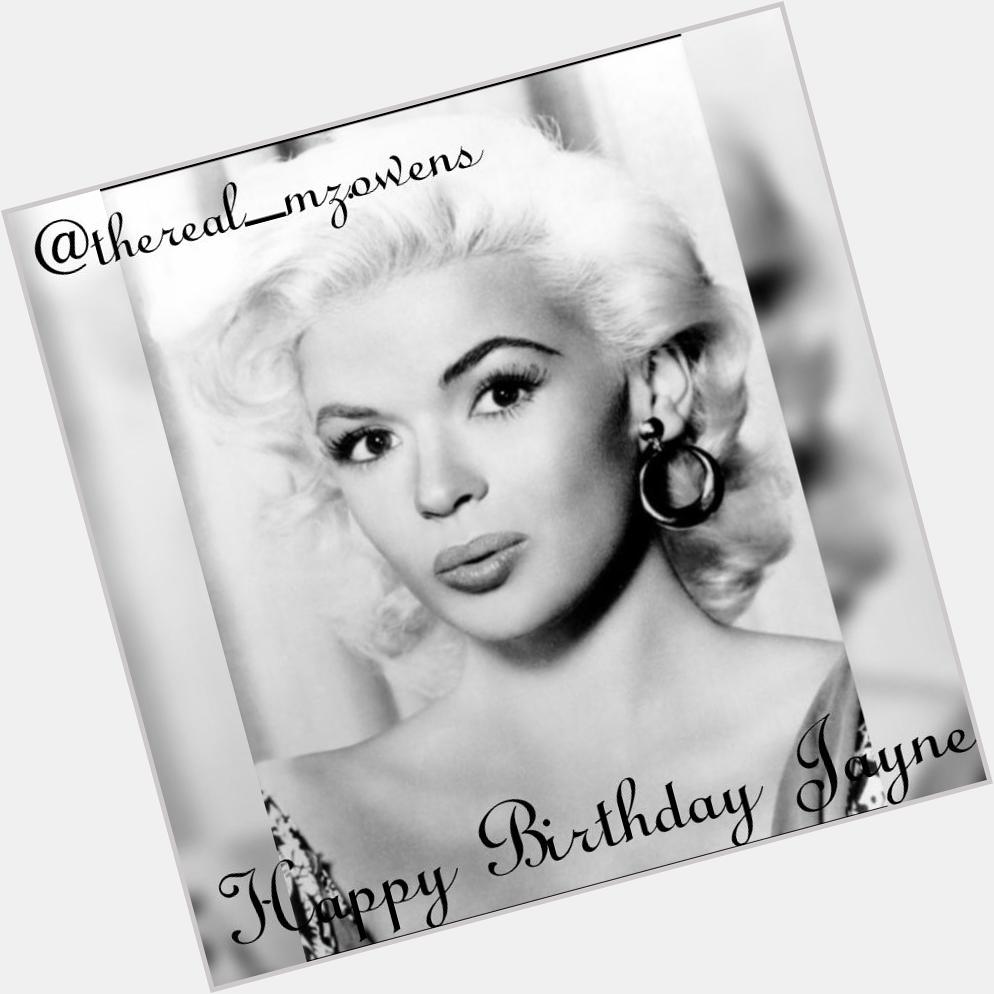 Happy 82 Birthday to the lovely Jayne Mansfield       