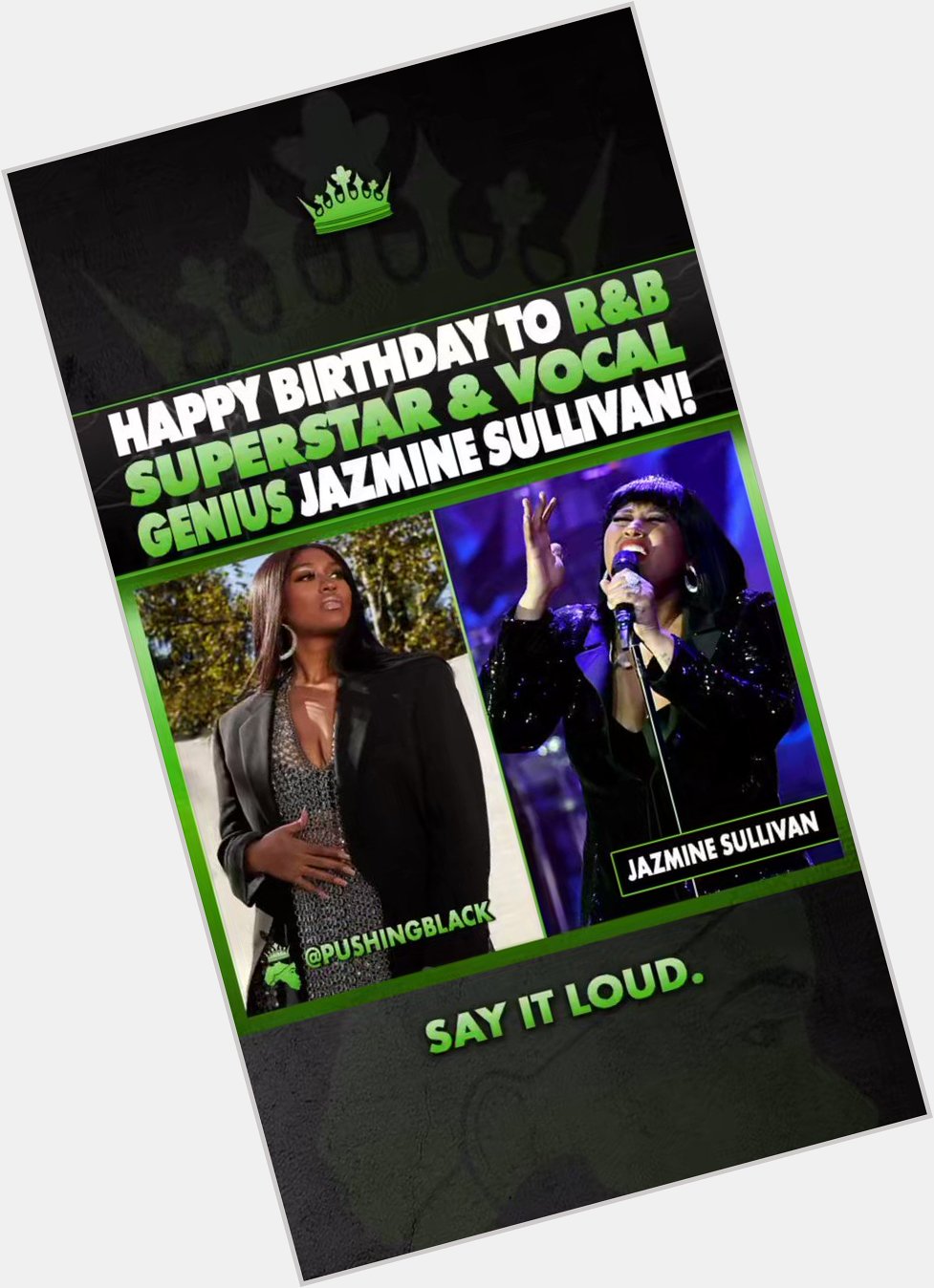 Happy birthday to R&B superstar & vocal genius Jazmine Sullivan! 