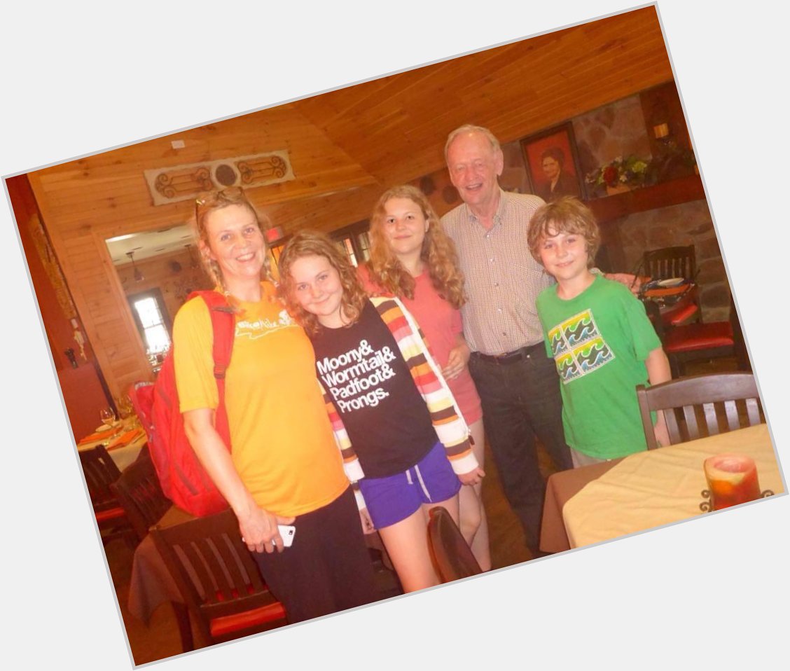Happy 87th birthday to former Prime Minister Jean Chrétien. This remains a favourite family photo & great memory. 