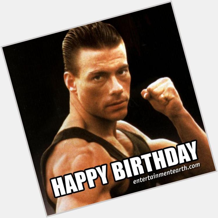 Happy 54th Birthday to Jean-Claude Van Damme of The Expendables! Shop 