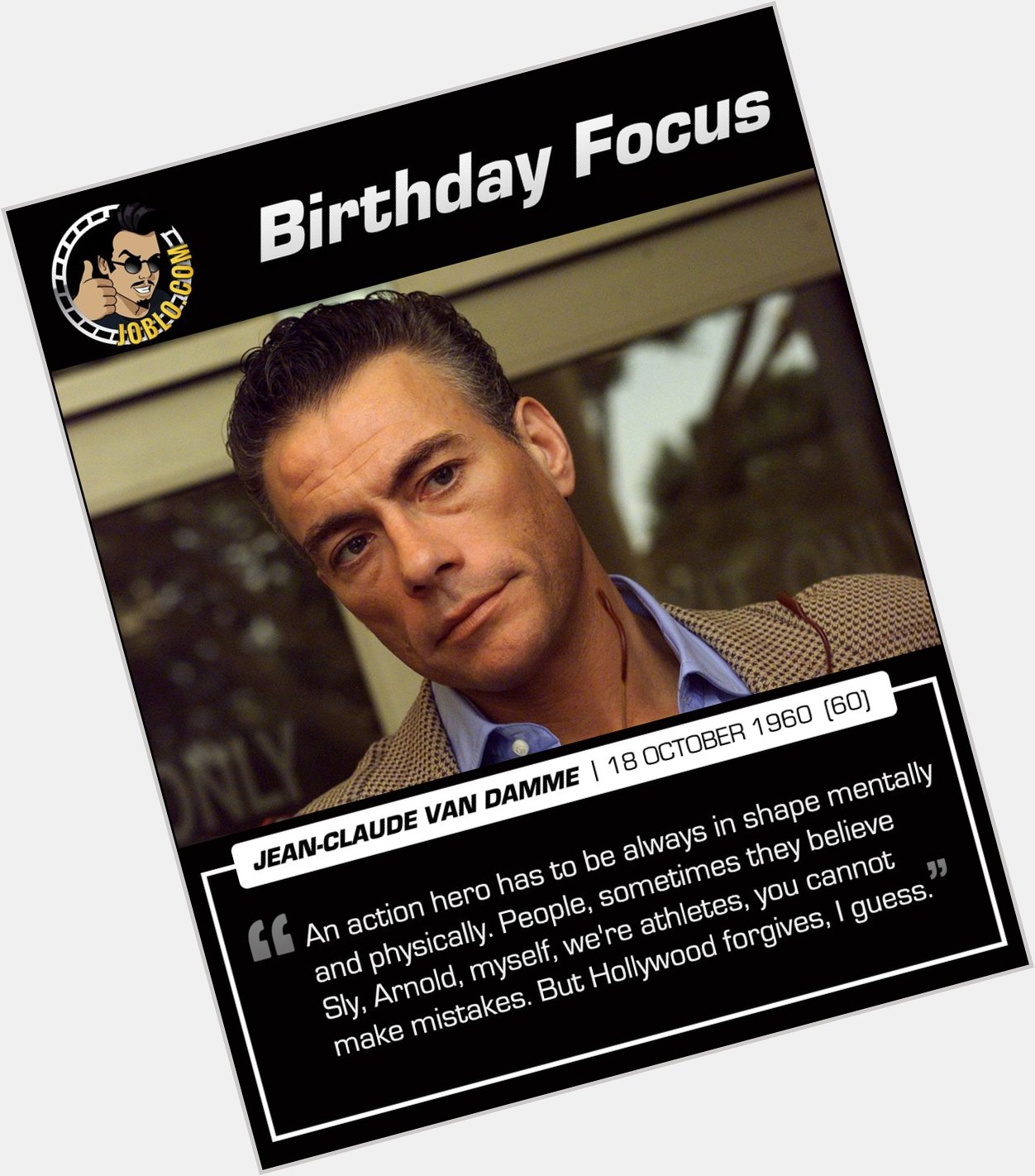 Happy 60th birthday to Jean-Claude Van Damme! 