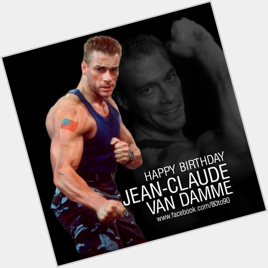 Happy 61st birthday to Jean-Claude Van Damme. 