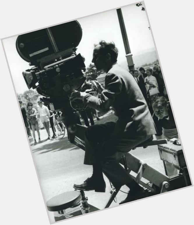 Jean-Luc Godard with camera on the set of "Pierrot le Fou" (1965) Happy Birthday!! 
