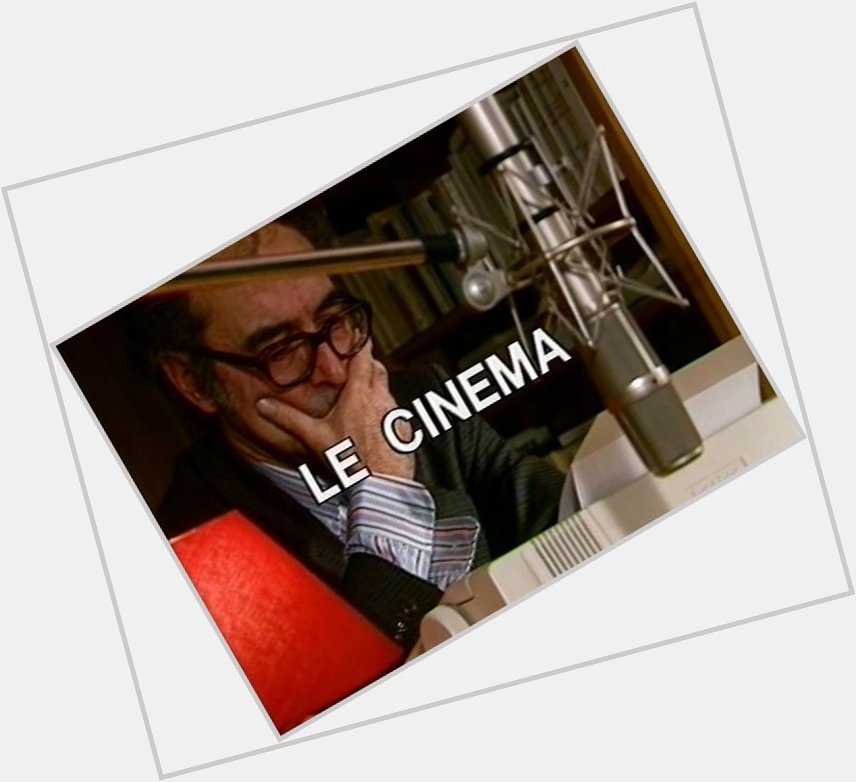 Happy birthday Jean Luc Godard! Happy rebirth of the cinema. 