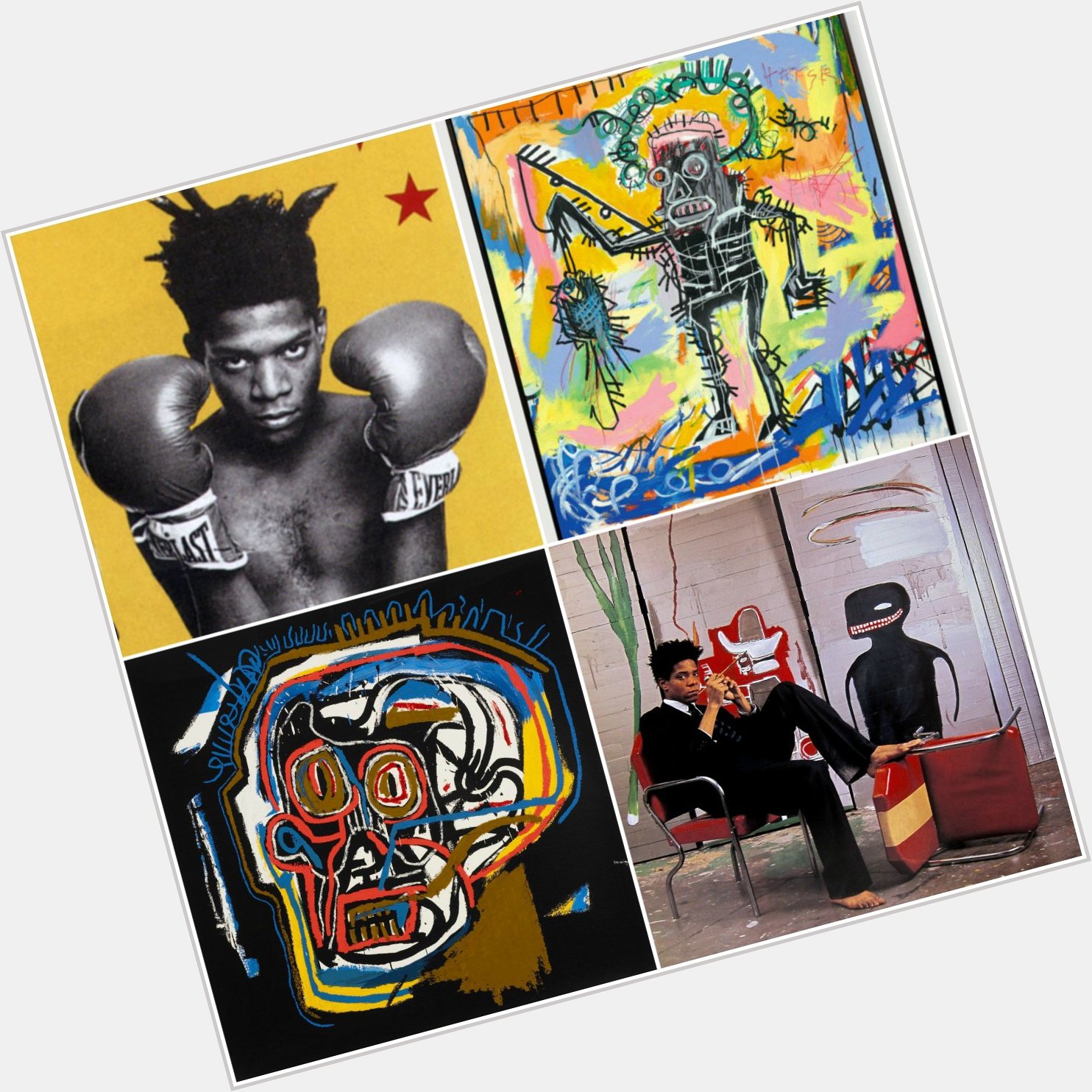 Happy Birthday to Jean Michel Basquiat!   