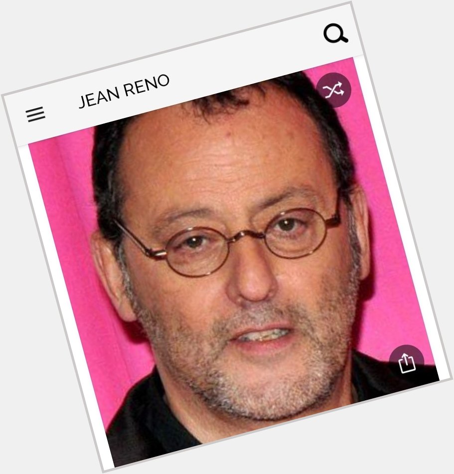 Happy birthday to this great actor.  Happy birthday to Jean Reno 