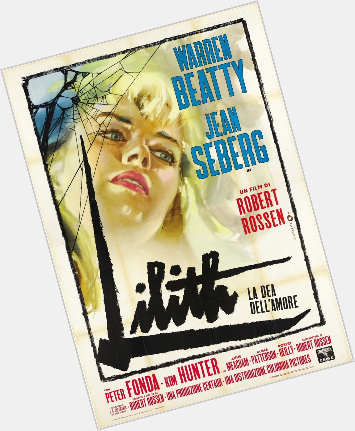 Happy birthday to the exquisite Jean Seberg - LILITH - 1964 - Italian release poster 