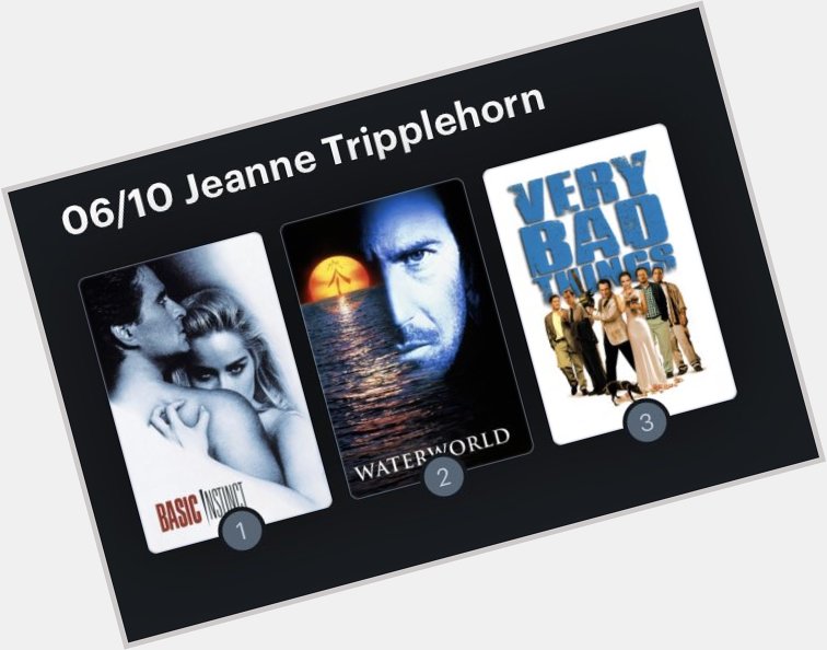 Hoy cumple años la actriz Jeanne Tripplehorn (58) Happy birthday ! Aquí mi miniRanking: 