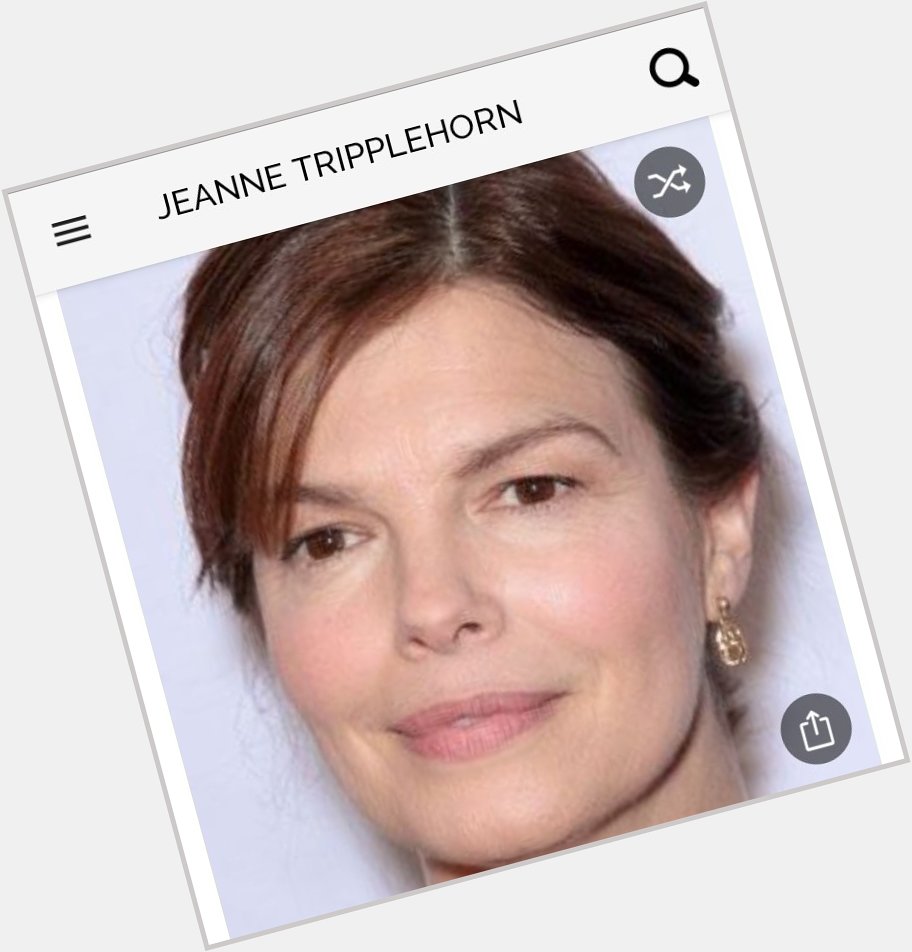 Happy birthday to this great actress.  Happy birthday to Jeanne Tripplehorn 