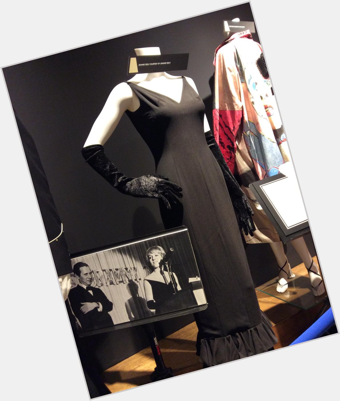 \"Honored to have on display [@ MHFM] the black dress I wore at the 9th - Jeannie Seely. Happy birthday! 